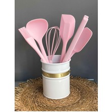 Feyza Design Renkli Silikon Servis Seti 7 Parça, Şık ve Kullanışlı Tasarım