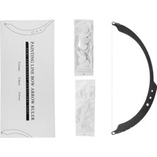 Özgürce Kalıcı Makyaj Microblading Kaş Ölçüm Cetveli, Altın Oran Tasarımı