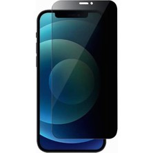 Hype Store iPhone 12 Mini ile Uyumlu Hayalet 6d Cam Ekran Koruyucu, 12 Mini 6d Glass Privacy Ekran Koruyucu Kır