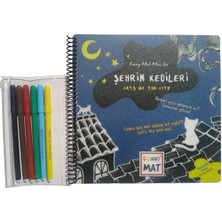 Hype Store Akademi Çocuk Funny Mat Kalemli Mini Set Şehrin KEDILERI23X23CM