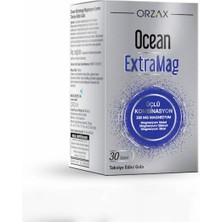 Ocean Extramag Üçlü Kombinasyon 30 Tablet 200 mg Magnezyum İçeren Takviye Edici Gıda