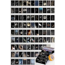 Hype Store Guguk Uzay Temalı 90 Adet Duvar Poster Seti, Özel Tasarım Kutulu, Oda Dekoru (GGK-K010)
