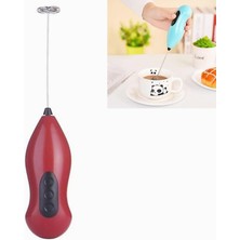 Pilli Süt Köpürtücü – Cappuccino ve Latte Için Kahve Köpürtücü ve Köpük Yapıcı Çırpıcı