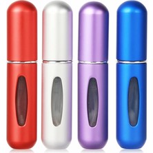 Saiveina Taşınabilir 5ml Mini Parfüm Atomizer Şişeleri, Doldurulabilir Parfüm Sprey Şişesi, Koku Pom