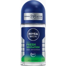 Men Fresh Sensation Roll On Deodorant 50 Ml,72 Saat Anti-Perspirant Koruma