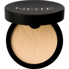 Note Silk Compact Powder 02 Natural Beige Mat Bitişli Toz Yüz Pudrası Natural Beige