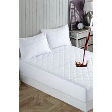 Adelya Mikrofiber Kapitone Fitted Full Kenar Su Sıvı Geçirmez Yatak Koruyucu Alez (90 x 190)