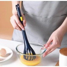 2'si 1 Arada Sihirli Çırpıcı ve Makarna Maşası Pratik Yumurta Sos Krema Karıştırıcı