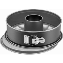 Kaiser Inspiration Kelepçeli Kek Kalıbı, 26 Cm, Yuvarlak, 2 Raf, Düz ve Boru Taban, Yuvarlak Pişirme