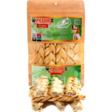 Petimix Örgü Çiğneme Kemikleri Dana Derisi Köpek Ödül Maması