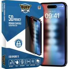 Hype Store Labs iPhone 15 ile Uyumlu 5d Privacy Hayalet Ekran Koruyucu