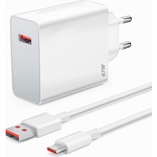Hype Store Öz-El Uyumlu 67W USB Adaptör ve 1mt USB Typec Kablo Şarj Seti