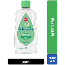 Johnson's Baby Aloe Vera Bebek Yağı 300 ml Hafif ve Dayanıklı Özellikleriyle Konforlu Kullanım Sunar