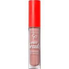 Golden Rose Miss Beauty Glow Shine 3D Lipgloss Dudak Parlatıcı No:01 Nude Chic