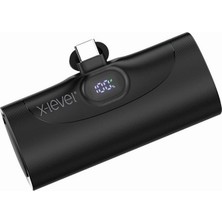 Hype Store X-Level Mini Powerbank Şarj Cihazı, 5000 Mah, 20W Hızlı Şarj, Type-C Giriş ve Çıkış, Ultra Mini, Yük