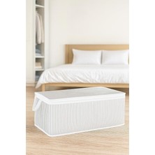 Pazar Kapısı Tela Kumaş Yorgan Yastık Kıyafet Hurcu Düzenleyici (50 x 30 x 20)