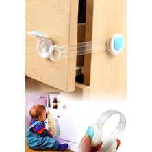 Ecoform 2 Adet Çocuk Bebek Koruma Lastikli Dolap ve Çekmece Güvenlik Kilidi