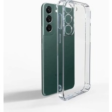 Hype Store ile Uyumlu S22 Kılıf 2mm Anti Shock Silikon Renksiz