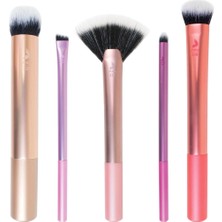 Özgürce 5'li Göz Makyaj Fırça Seti, Profesyonel ve Şık Tasarım