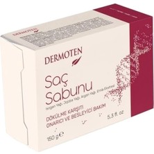 Dermoten Saç Sabunu 150 gr Jojoba Yağı ve Argan Yağı ile Dökülme Karşıtı Besleyici Bakım