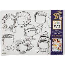 Hype Store Funny Mat 4 Lü Set 3 (Prenses, Balerin, Unicorn, Duygular)
