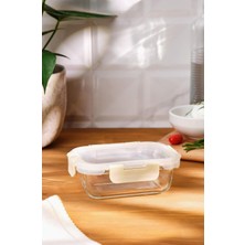 Emsan Soft 370 ml Borosilikat Saklama Kabı