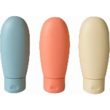 Vios Store Travel Boy 60 ml Seyahat Tipi Şampuan Şişesi Seti – Sızdırmaz, Yeniden Doldurulabilir Sil