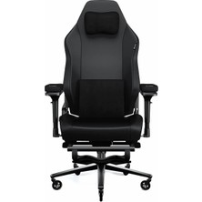 Exvega Pandora Ayak Uzatmalı Masajlı Profesyonel Yönetici ve Koltuğu (Deri, Siyah)