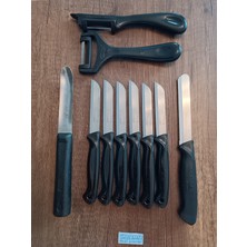 Feyza Design 10 Parçalı Çok Amaçlı Mutfak Seti – Meyve, Doğrama ve Kabak Oyma Bıçağı