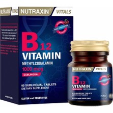 B12 Vitamin 1000 Mcg 60 Tablet Takviye Edici Gıda