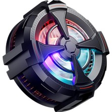 Hype Store Manyetik Cep Telefonu Soğutucu Fan Rgb Radyatör Soğutucu, Oyun Için Soğutma Fanı, Kablolu, IPhone 12