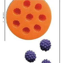 Feyza Design Böğürtlen Gıda Şeker Hamuru, Sabun ve Mum Kalıp, Güzel Tasarımlar Için