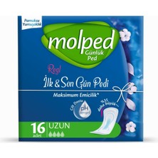 Molped Regl Ilk & Son Gün Pedi Uzun Günlük Ped (1 x 16 Adet)