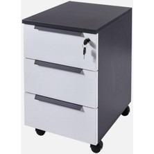 Ofisimi Tidy Standart Hareketli Keson (Antrasit/lake Beyaz)