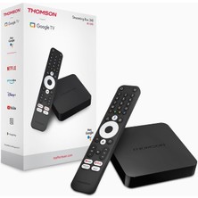 Thomson Streaming Box 240G, 4K Uhd, Google Ses Kontrolü, Wifi, (Netflix, Prime Video, Youtube, Disne