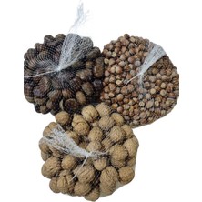 Kuruyemiş Filesi, Meyve-Sebze Filesi, 45CM, 1 kg Ürün Taşır, 100 Adet File ve Cırt Klips