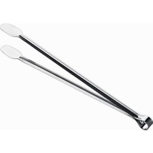 Klasik Metal Mangal Maşası 36 Cm-32 Cm-27 cm Uzun-Kısa Boy Çelik Yemek Barbekü Izgara Kömür Köz (36