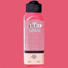 Artdeco Akrilik Boya 3016 Kırmızı 140 ml Su Bazlı Özelliklerle Uygulama İçin İdeal