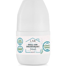 Lar Doğal Alüminyumsuz Parabensiz Alkolsüz Vegan Unisex Ferah Kokulu Roll-On Deodorant 1 Adet