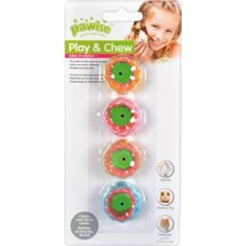 Yenilebilir Çiçek Kemirme Oyuncağı 4 Adet