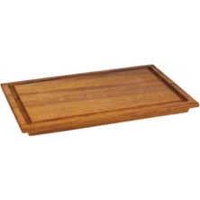 Feyza Design El Yapımı Doğal Ağaç Iroko Kesme ve Sunum Tahtası