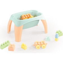 NW NessiWorld 5211 Oyuncak Aktivite Oyun Masası 30 Parça Mega Blok