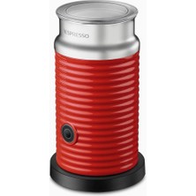 Nespresso Aeroccino 3 Kırmızı Süt Köpürtücü, Aroma Uyumlu Premium Tat Deneyimi ile