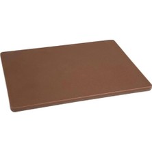 Feyza Design 50X30X2 cm Kahverengi Polietilen Kesim Tahtası, Dayanıklı ve Kullanışlı