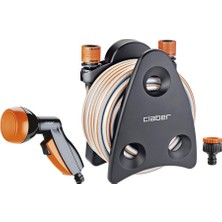 9032 Mini Set Hortum Seti 10METRE Hortum+Duşlu Başlık+ Adaptör+Hortum Askısı