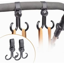 2'li Bebek Arabası, Motor, Bisiklet Eşya, Poşet, Torba, Çanta Taşıma Aparatı Plastik Kanca