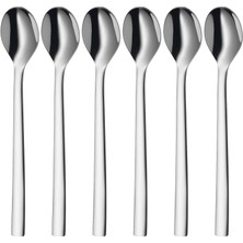 Çelik 6'lı Gümüş Latte Macchiato Kaşığı