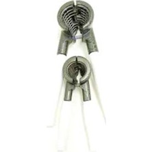 Feyza Design Çift Parça Metal Fındık ve Ceviz Kıracak Beyaz Saplı