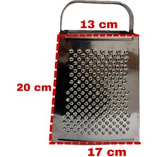 Feyza Design Paslanmaz Çelik Piramit Rende, Dayanıklı ve Pratik Mutfak Aleti