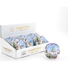 Taşlı Istanbul Tasarımı El Aynası Kalın Model 5